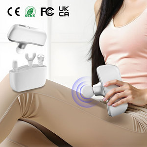Xách tay Mini Massage Súng sâu <span class=keywords><strong>c</strong></span>ơ bắp fascia tập thể dụ<span class=keywords><strong>c</strong></span> Túi Massager Súng tăng <span class=keywords><strong>c</strong></span>ường với 4 massageheads - Product Image 1