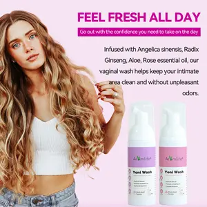 Aromlife Vaginal Herbs Foam Feminine Wash PH Balance Yoni Product Supports Odor Control Cleanses Discharge Promotes Healthy