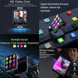 S998 New 4G <span class=keywords><strong>Android</strong></span> Thông Minh Đồng Hồ Màn Hình Lớn 3 + 32G 2 Máy Ảnh Sim Thẻ Wifi Không Dây Cuộc Gọi Chơi Âm Nhạc Video GPS Thông Minh Đồng Hồ - Product Image 4