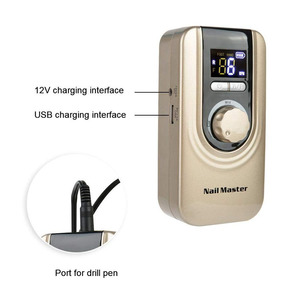 Perceuse à Ongles Électrique Portable 35000RPM Rechargeable Manucure Pédicure <span class=keywords><strong>Machine</strong></span> Avec Têtes De Polissage Anneaux Nail Master 803 - Product Image 3
