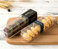 Vente chaude Contenant en plastique rigide personnalisé jetable Gobelet à dessert transparent Boîte à gâteau en plastique