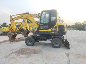 Excavatrice sur pneus Hyundai R60w-7 6TON Excavatrice sur pneus Corée Original à bas prix sera vendu - Product Image 6