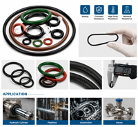 Maßgefertigter FKM Fluorkautschuk O-Ring Dichtung Ölbeständig Hitzebeständig Industriemaschinen-Dichtungsring Fabrik