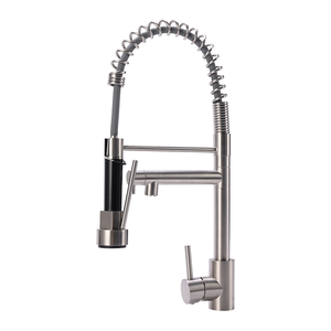 Penjualan Terbaik 304 baja tahan karat wastafel dapur tekanan rendah terbaik keran kuningan tarik keluar keran Mixer dapur - Product Image 1