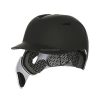 ホット販売標準安全バンプ野球ヘルメット右利き用Cフラップ片耳ブラックマットソフトボール野球バッティングヘルメット