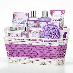 Ensemble de gel douche et lotion corporelle à la lavande, prix d'usine, vente <span class=keywords><strong>en</strong></span> gros, parfum lavande, coffret cadeau <span class=keywords><strong>spa</strong></span> pour femmes - Product Image 6