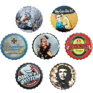 Letrero de Hierro Decorativo de Pared con Diseño Personalizado de Tapa de Botella de Cerveza Retro, para Bar, Cafetería, <span class=keywords><strong>Restaurante</strong></span>, Hogar - Product Image 5