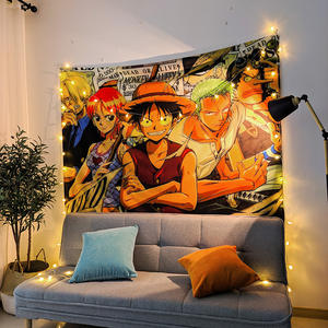 Personnalisable Polyester Fibre Polyester Tissu Anime Un Dragon Démon Zoro Luffy GOKU Action Figure Suspendus Couverture <span class=keywords><strong>Affiche</strong></span> - Product Image 6