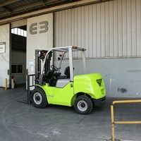 Chariot élévateur diesel à roues avant de qualité supérieure, chariot élévateur à combustion interne haute efficacité pour atelier d'usine