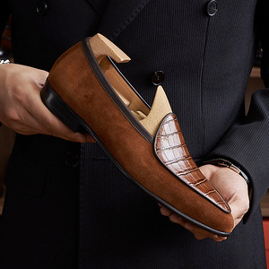 Zapatos de Cuero Formales para Hombre, de Una Pieza, Ligeros, de Alta Calidad, Cosidos a Mano, Nuevos 2026 - Product Image 2