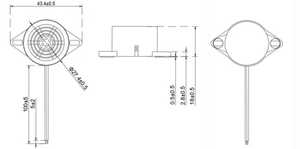 Cicalino Piezoelettrico per Apertura Porta 24v, Allarme di Sicurezza per Porte, Produzione Cinese - Product Image 3