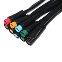 Connecteur de câble étanche M6 M8 pour capteur de vélo électrique, prise mâle-femelle pour écran d'affichage de vélo électrique