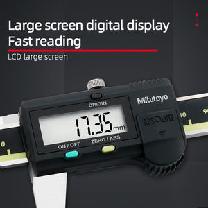 Calibrador <span class=keywords><strong>Vernier</strong></span> <span class=keywords><strong>Digital</strong></span> Electrónico Japonés Mitutoyo Herramienta de Medición 0-200mm 500-182-30 - Product Image 4