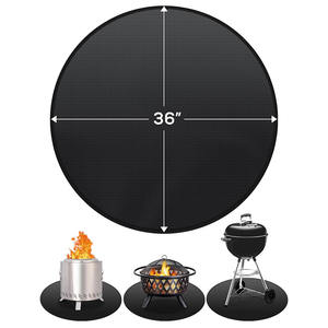 Professionale di fuoco Pit BBQ Ember Deck erba ferro a prova di fuoco sotto la moquette Grill gomma prato con prezzo basso - Product Image 6