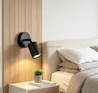 Lampe de lecture LED flexible E27, applique murale de luxe pour hôtel, éclairage mural créatif simple pour chevet d'hôtel