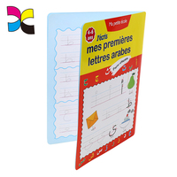 Livre d'activités éducatives pour enfants imprimé sur mesure, reliure piquée à cheval, pelliculage mat, papier écologique, délai de livraison rapide