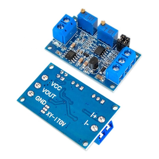 Current To Voltage Module 0 -20mA 4 -20mA to 0- 3.3V 0 -5V 0 -10V Voltage Transmitter Signal Converter Module