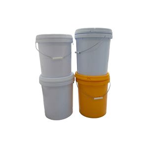 Baril rond en plastique PP de qualité alimentaire de 20 litres avec poignée en métal pour peinture à l'eau, lait, essence, huile, stockage 18L - Product Image 6