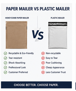 Écologiquement 100% Curbside Recyclable Papier Rembourré Mailers Coussin Antichoc Kraft Maille Papier Rembourré Sacs Papier Emballage - Product Image 5