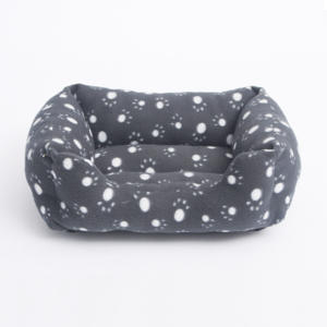 أسرة الكلاب المصممة عالية الجودة مع ميزات فريدة من نوعها من مادة الفانيلا بنمط الحيوانات الصلبة للقطط راحة المثلى للحيوانات الأليفة - Product Image 1