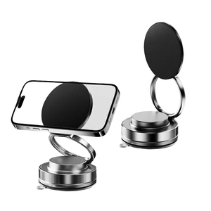 <span class=keywords><strong>Support</strong></span> de téléphone magnétique pliable pour voiture et bureau, fixation par ventouse - Product Image 1