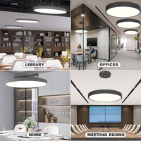Brandon 25W 40W 120-277V LED Anneau de Lumière Pendentif Rond Conception OEM ODM Option pour Hôtels et Couloirs