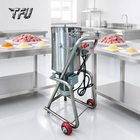Hachoir à légumes commercial en acier inoxydable TFU 32L, moteur en cuivre robuste, robot culinaire, hachoir à viande électrique