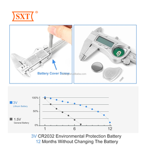 Calibre numérique, outil de <span class=keywords><strong>mesure</strong></span>, étanche IP54, micromètre électronique, calibre en acier inoxydable avec grand écran LCD - Product Image 3