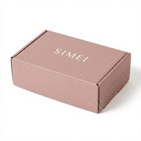 Boîte d'expédition en carton ondulé écologique et recyclable avec logo personnalisé et fermeture magnétique pour l'emballage de bijoux, montres et lunettes