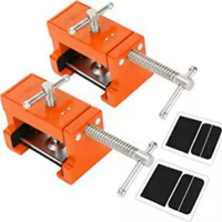 Serre-joints de perçage pour le travail du bois de haute précision - Outil de fixation pour armoires de rangement et vitrines pour l'assemblage de meubles