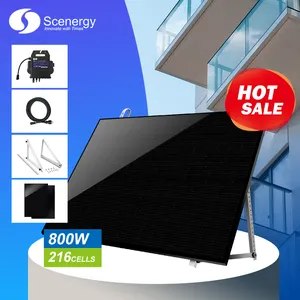 Scenzergy Micro Inverter Grid Tie 800W con Plug And Play sistema di pannelli solari per balconi semi flessibili