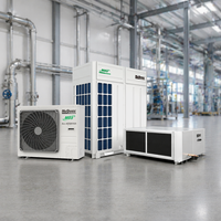 Système HVAC McQuay AHU pour laboratoire avec R410A, refroidissement et chauffage à haute pression statique, filtre lavable, traitement de l'air frais AHU