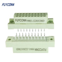 Terminal Vertical de 3 filas, 2x10 pines, 20 pines, 320, 330, DIN41612, Conector recto de PCB de 20 pines, Eurocard, DIN41612