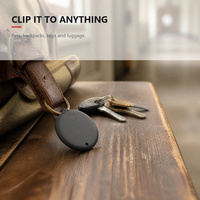 Traceur Bluetooth intelligent double système étanche IP67 compatible avec Find My et Find Hub pour clés, bagages et animaux de compagnie