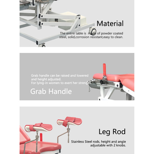 Электрический клинический операционный стол-кровать для гинекологии и акушерства, для осмотров и медицинских процедур, одобренный ISO, от производителя - Product Image 5