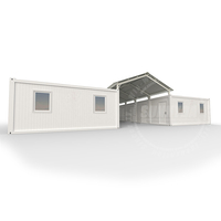 Dernière conception de maison en conteneur de 5 chambres à coucher 3 maisons en conteneur modernes lit 2 pièces 40 pieds préfabriqué 20 pieds 40 pieds Maison en conteneur