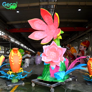 Flor Comedora de Hombres Animatrónica de Fábrica, Resistente al Agua y a los Rayos UV, Venus Flytrap de Tamaño Real Personalizable para Decoración de Parques Temáticos - Product Image 2