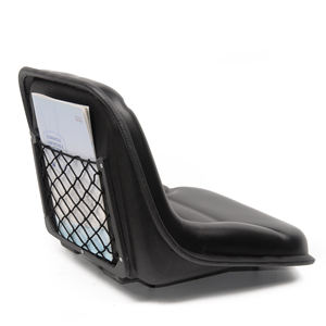 Asiento KL Asiento de conductor simple para tractores Carretillas elevadoras Cortacésped Piezas de maquinaria agrícola de construcción de PVC negro 1 año - Product Image 3