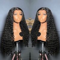 Perruque en cheveux humains bouclés vietnamiens de qualité supérieure, avec dentelle HD 13x6, perruque frontale en dentelle complète pour femmes noires