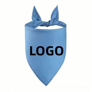 Pañuelo Personalizado para Mascotas con Impresión Bajo Demanda, Logotipo de Perro, Pañuelos Triangulares a Cuadros de Doble Capa para Perros - Product Image 2