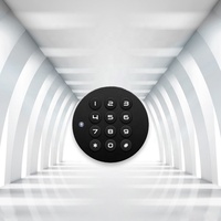 Serrures de cabinet à code combiné Qidots F029 ABS, serrure de tiroir intelligente à clavier à code PIN pour usage public