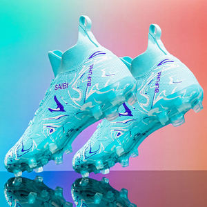 Chaussures de football respirantes à tige haute pour l'école, intérieur et extérieur, pour hommes et jeunes, pour l'entraînement sportif - Product Image 1