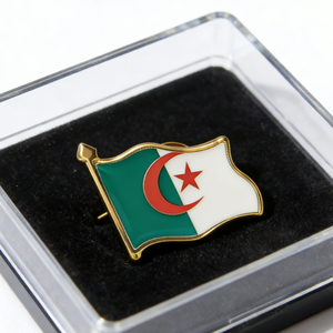 Distintivi Patriottici in Lega di Zinco Smaltati Tricolore, Accessori Elettroplaccati per Diplomatici e Collezioni - Product Image 5