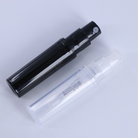 Flacon vaporisateur de parfum miniature 2 ml, en plastique, rechargeable, atomiseur vide, échantillon cosmétique, vaporisateur à pompe fine en PP