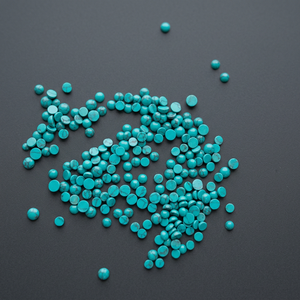 Turquesa de Telaraña Sintética de 2.5 MM, Cabujón de Piedra Suelta Verde Azul, Excelente Calidad, Efecto de Color, Suministro para Fabricación de Joyas y Manualidades - Product Image 4
