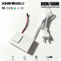 Interrupteur Tactile ODM/OEM avec Driver LED Intégré 24W pour Miroir Intelligent, Luminosité et Température de Couleur Réglables, Fonction Mémoire, Indice de Protection IP21, 1-6mm