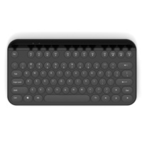 Clavier BT sans fil à touches rondes pour machine à écrire rétro à couleurs personnalisées 77 touches Macaron claviers portables pour PC portable Win/iOS/Android