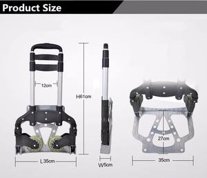 Draagbare Aluminium Bagagewagen Met Verstelbaar Handvat Aanpasbaar FHT75-6S Trap Klimkar Platform Structuur - Product Image 5