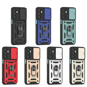 Funda para teléfono móvil resistente al desgaste con lente Push-Pull dos en uno con soporte para Samsung <span class=keywords><strong>Galaxy</strong></span> M15 5G cubierta trasera dura - Product Image 6