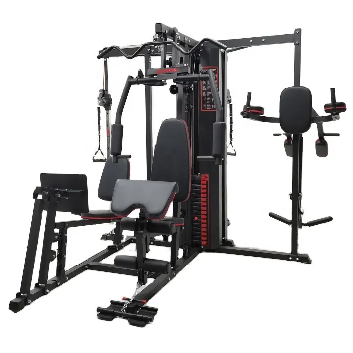 Commercial Luxury Multi Gym Equipment 8 Station Exercise Gym Machine